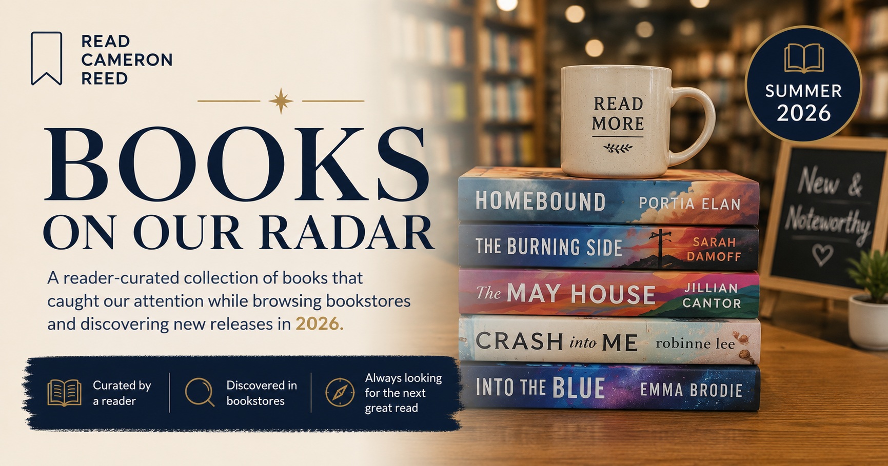 Books on Our Radar by Read Cameron Reed